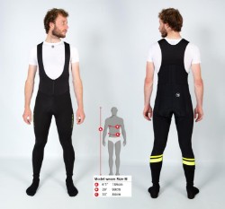 Windchill Cycling Bib Tights - 600 Series Pad image 7