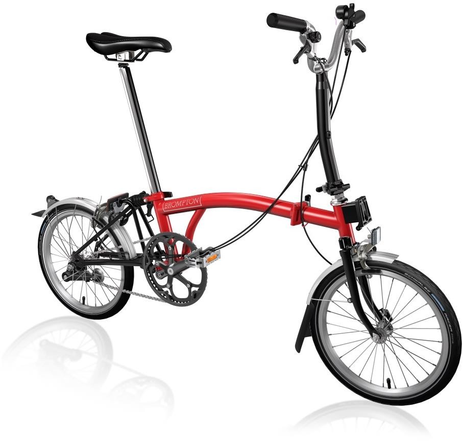 Brompton M2L - Gloss Rocket Red 2020 - Folding Bike product image