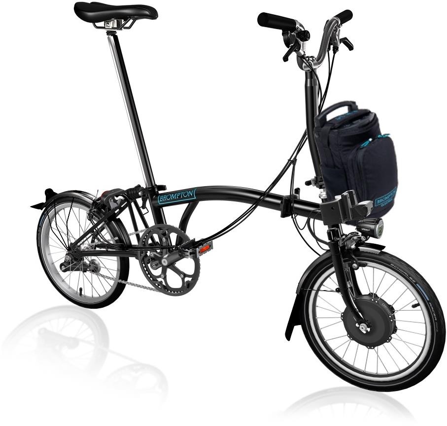 Brompton Electric M6L - Gloss Black 2021 - Electric Folding Bike product image