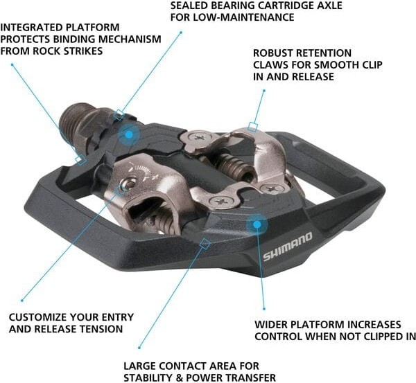 PD-ME700 SPD Pedals 9/16 inch image 2