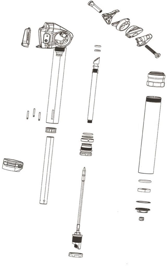 SRAM Rockshox Spare - Seatpost Service Hydraulic Hose (2000mm) Kit product image