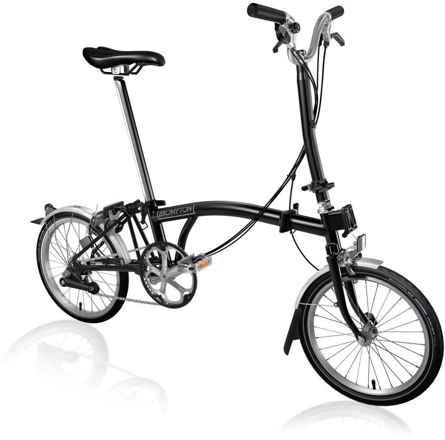 Brompton H6L - Black 2021 - Folding Bike product image