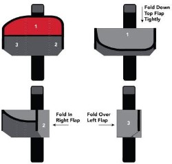 Seat Roll Asymmetrico Saddle Bag image 3