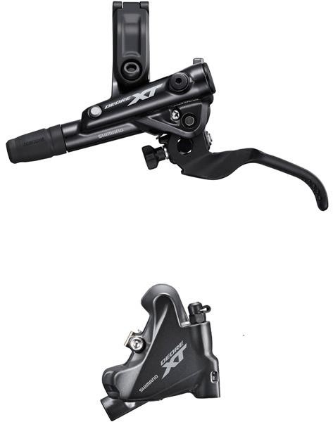 Shimano BR-M8110/BL-M8100 XT Bled Brake Rear Left Flat Mount Calliper product image