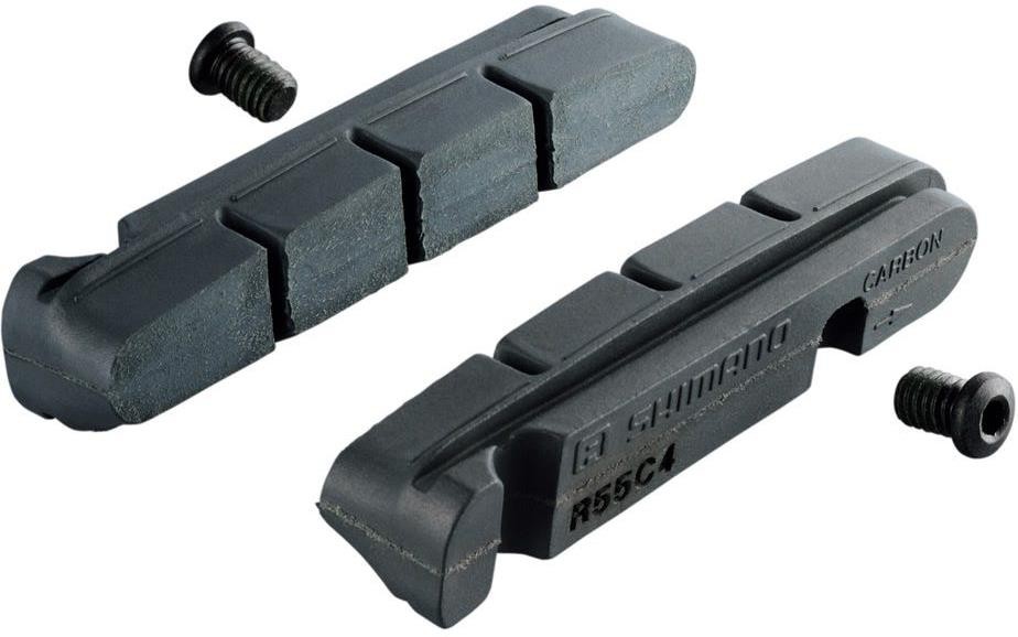 Shimano R55C4-1 Brake Shoes Inserts and Fixing Bolts Pair product image