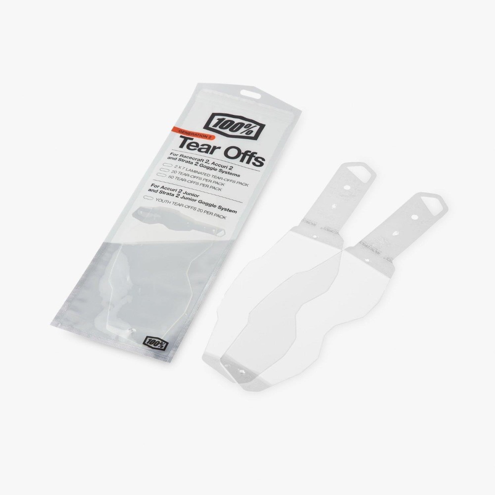 Racecraft2/Accuri2/Strata2 Laminated Tear-Offs - 2x Pack of 7 image 0