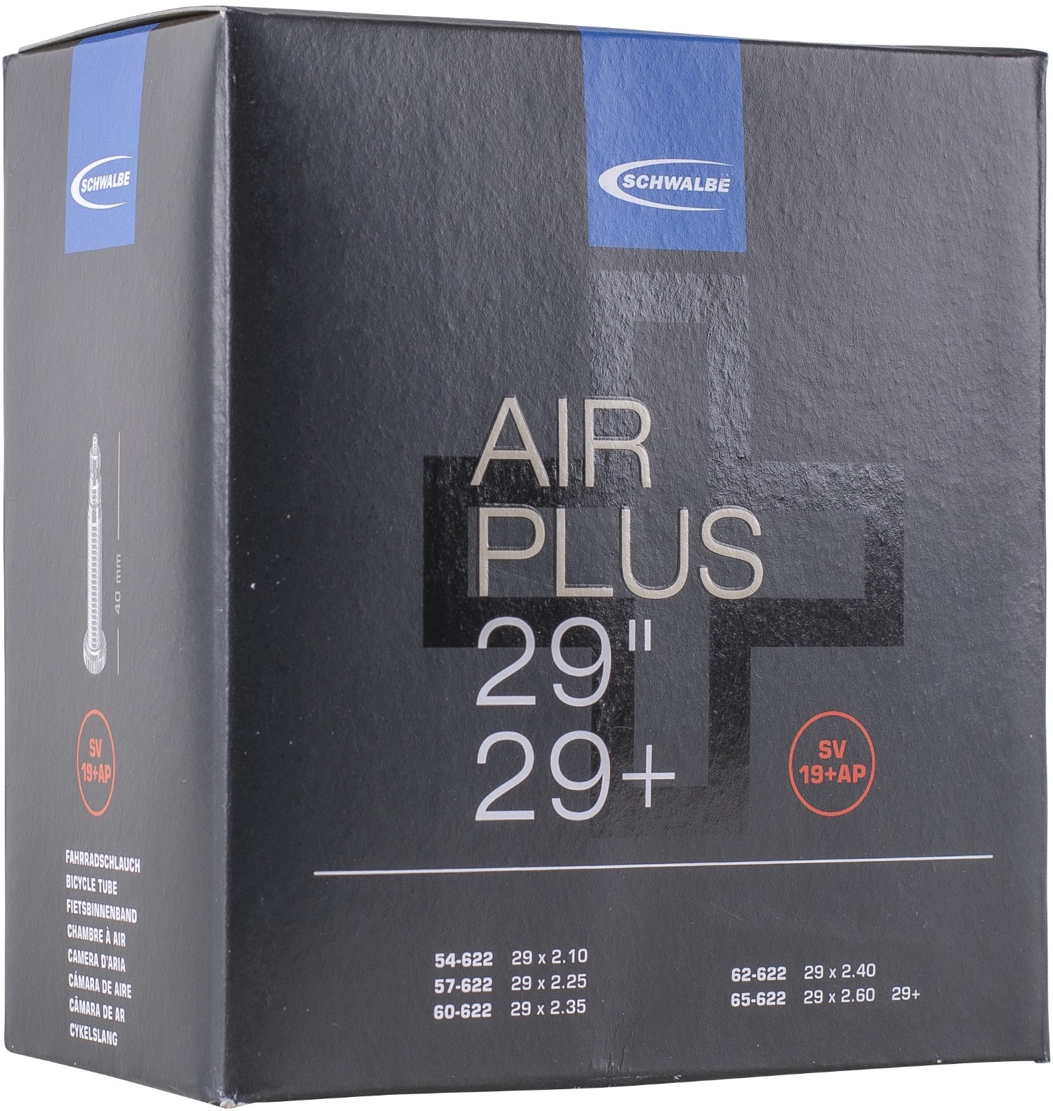 Schwalbe SV19+AP Air Plus 29" MTB Inner Tube Presta Valve product image