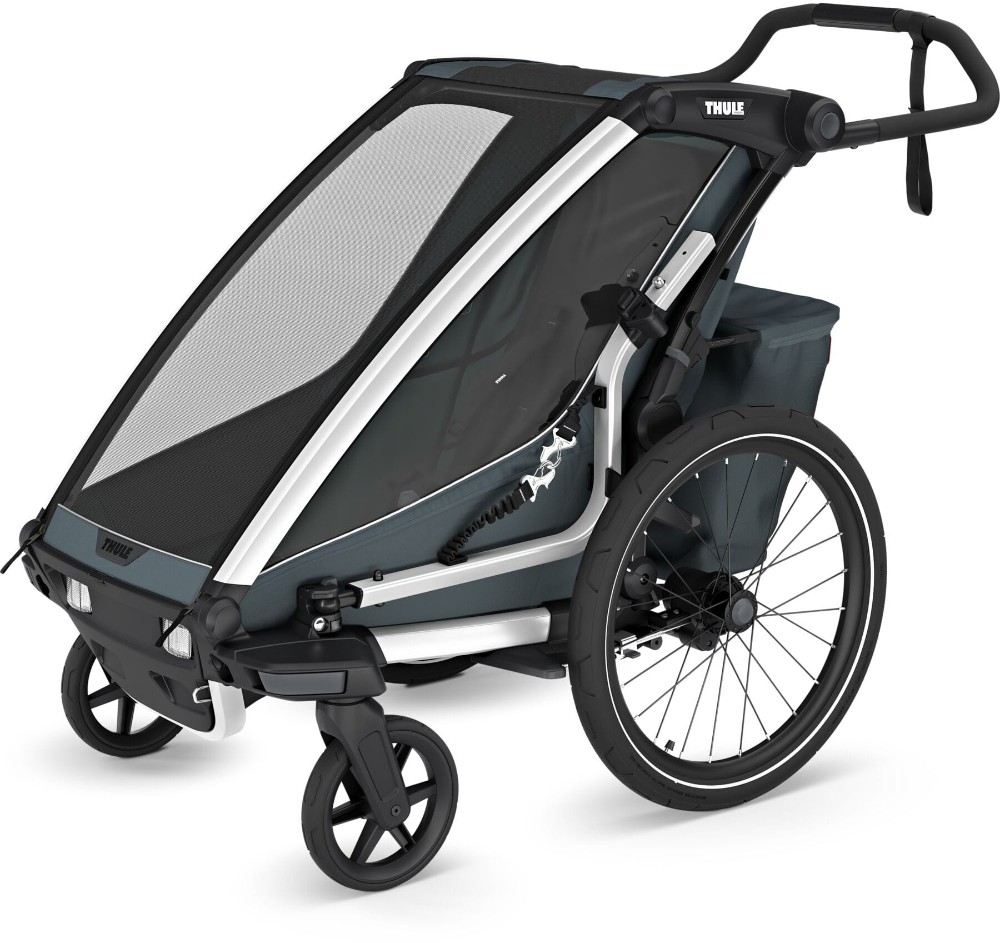 Chariot Cross 2 Single Child Trailer with Cycling and Strolling Kit image 1