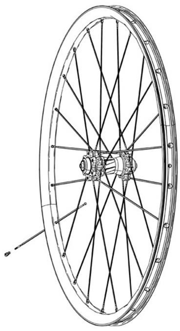 SRAM 3-Pack Straight-Pull Spokes & Nipples product image