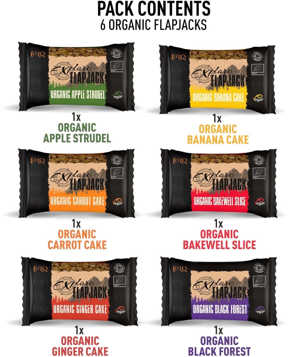 Explore Flapjack Sample Pack - 6 Bars image 1