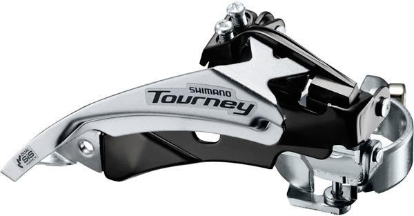 Shimano FD-TY510 MTB front derailleur, top swing, dual-pull and multi fit product image