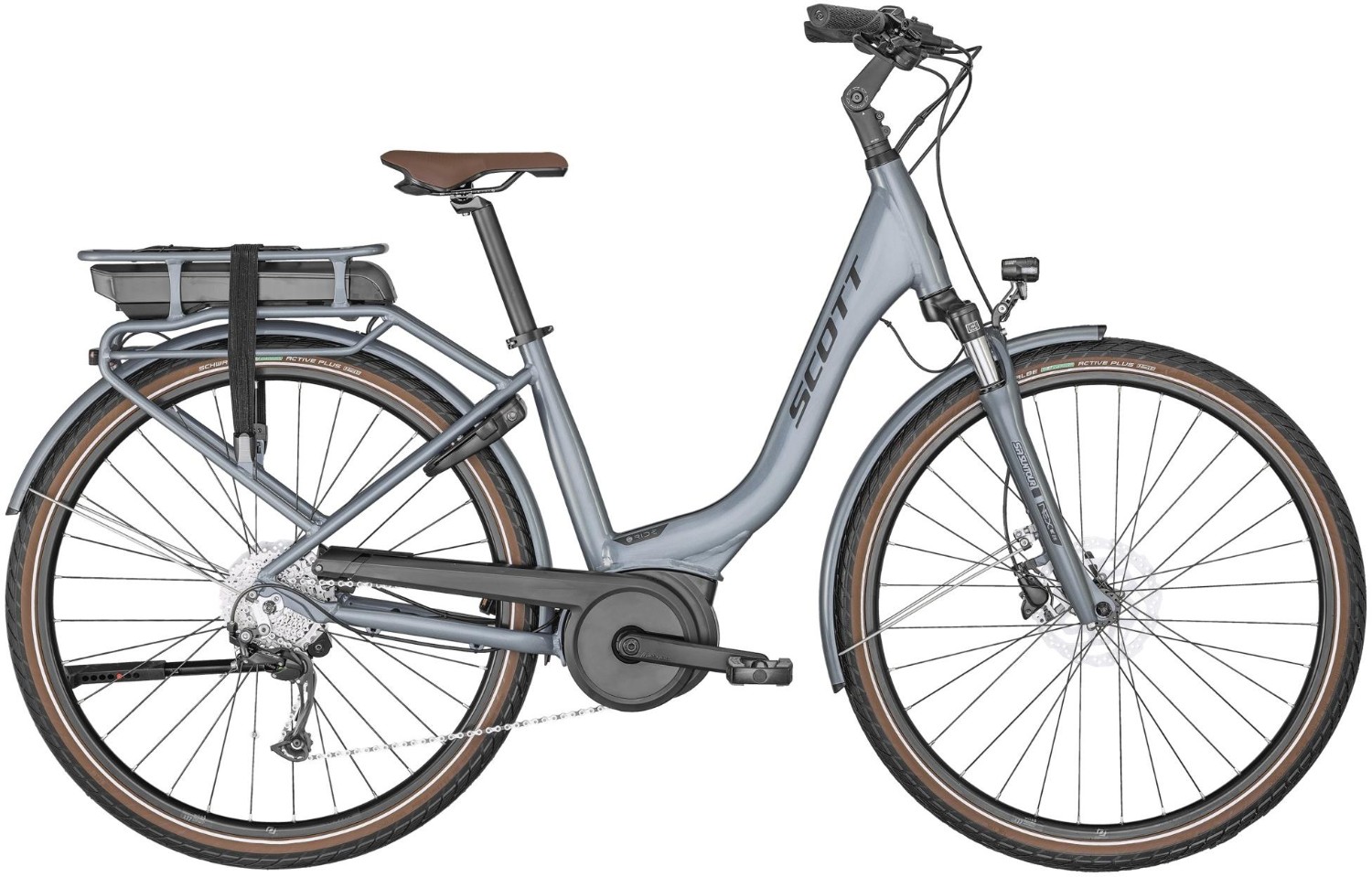 Scott Sub Active eRIDE 20 Rack Unisex 2022 - Electric Hybrid Bike product image