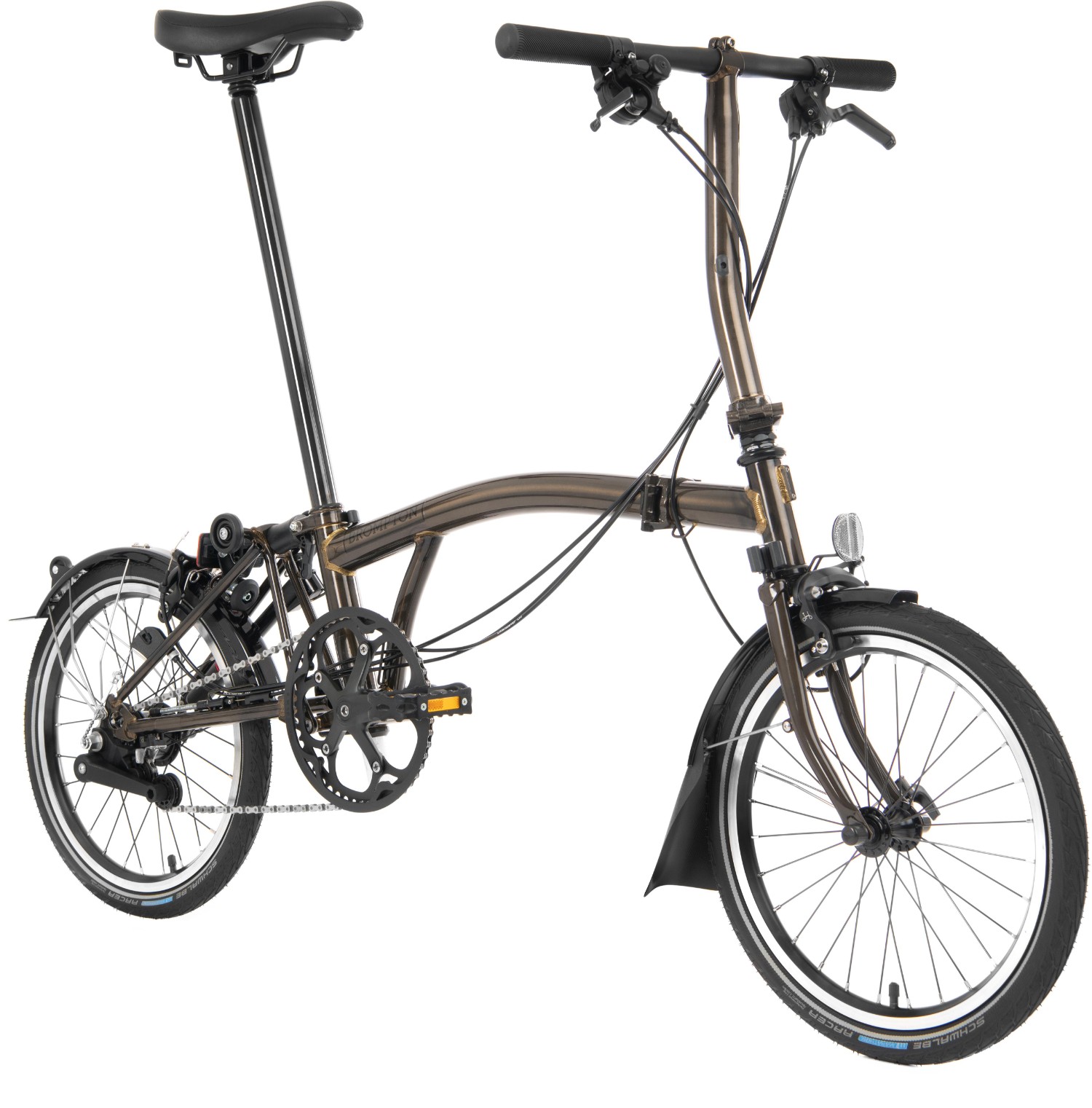 Brompton C Line Black Edition Urban - Low Bar - Black Lacquer 2022 - Folding Bike product image