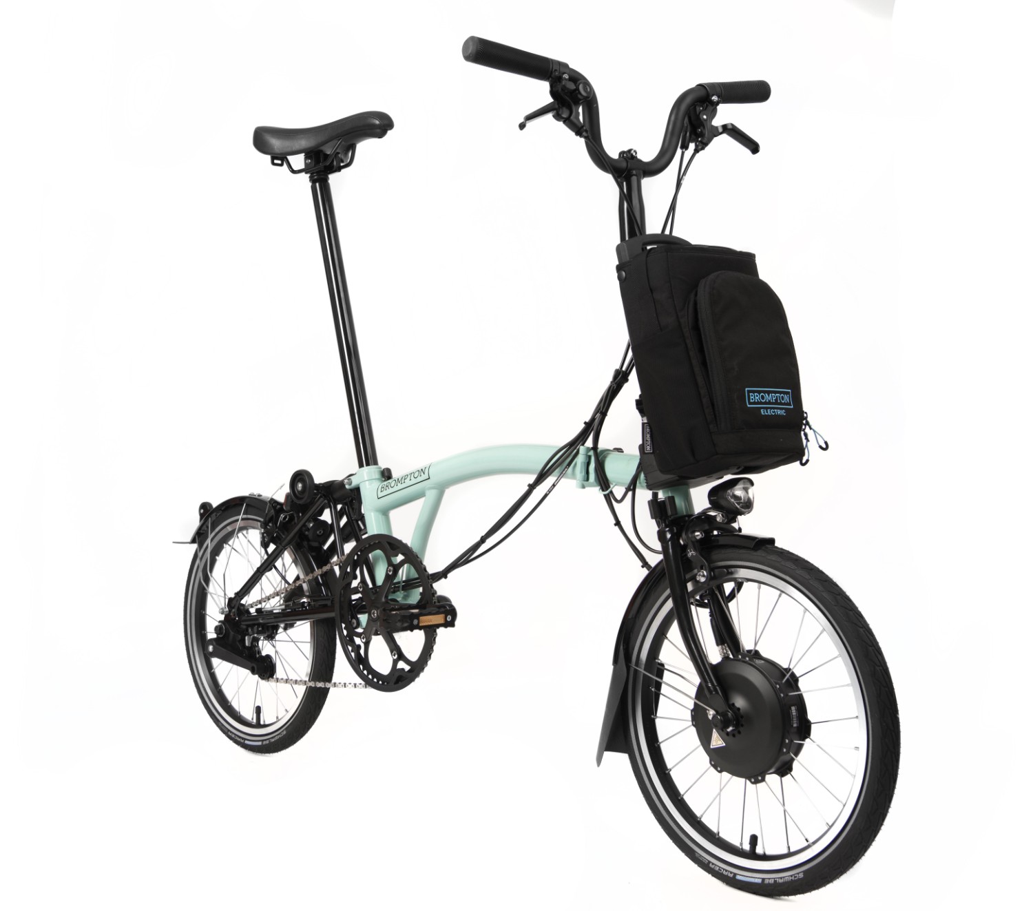 Brompton Electric C Line Explore - Mid Bar - Turkish Green 2022 - Electric Folding Bike product image