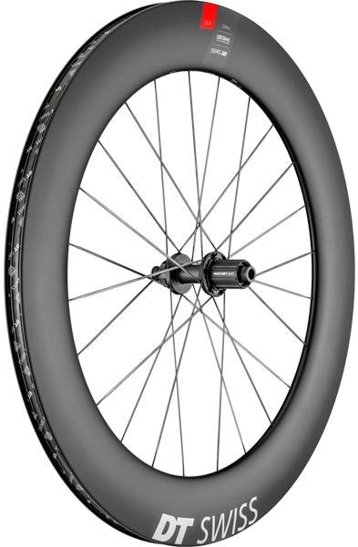 DT Swiss ARC 1100 DICUT 700c carbon clincher 80mm disc brake rear wheel product image