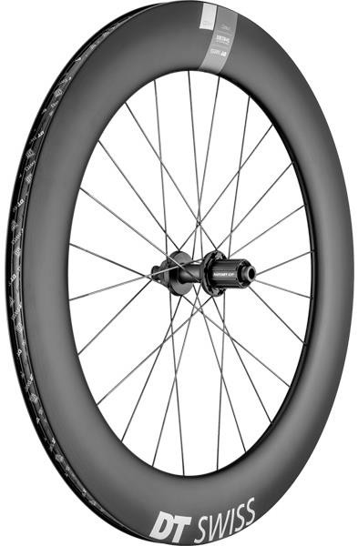 DT Swiss ARC 1400 DICUT 700c carbon clincher 80mm disc brake rear wheel product image