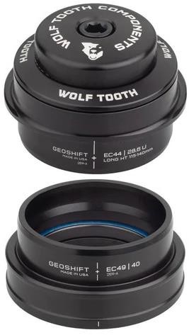 Wolf Tooth Performance Geoshift Angle Headset 2 Degree EC44/28.6 Upper, EC49/40 Lower / Head Tube product image