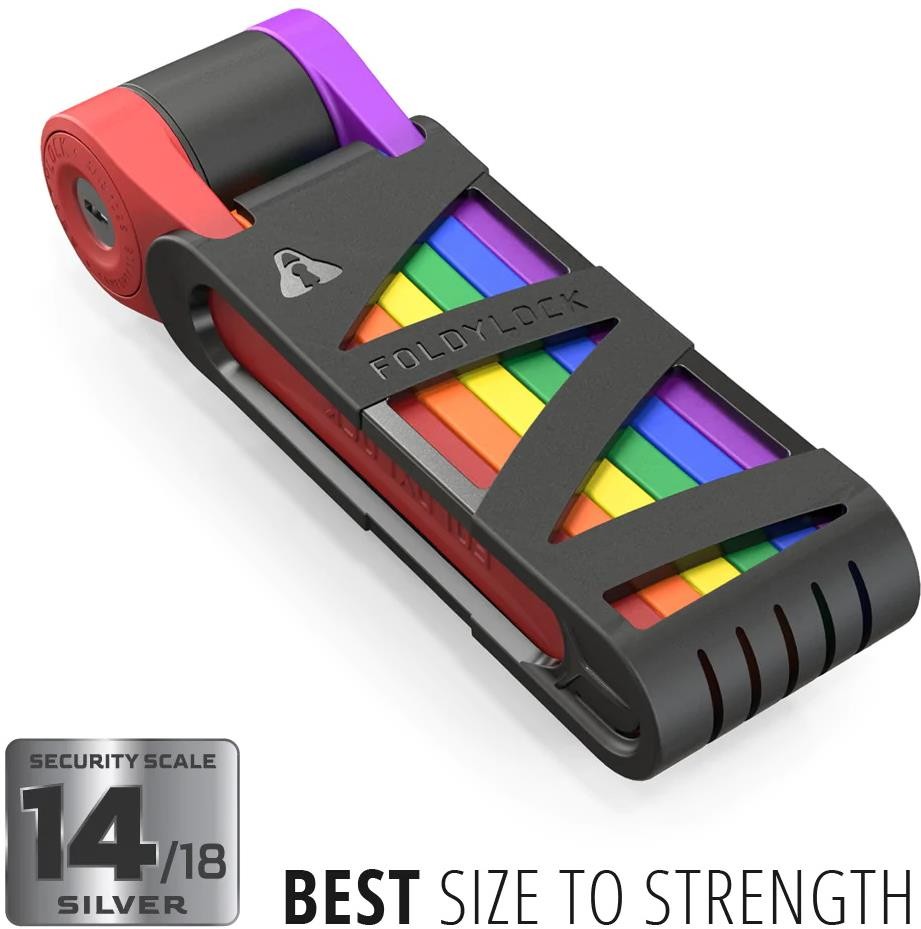 Seatylock Foldylock Compact Folding Bike Lock - Pride Edition product image