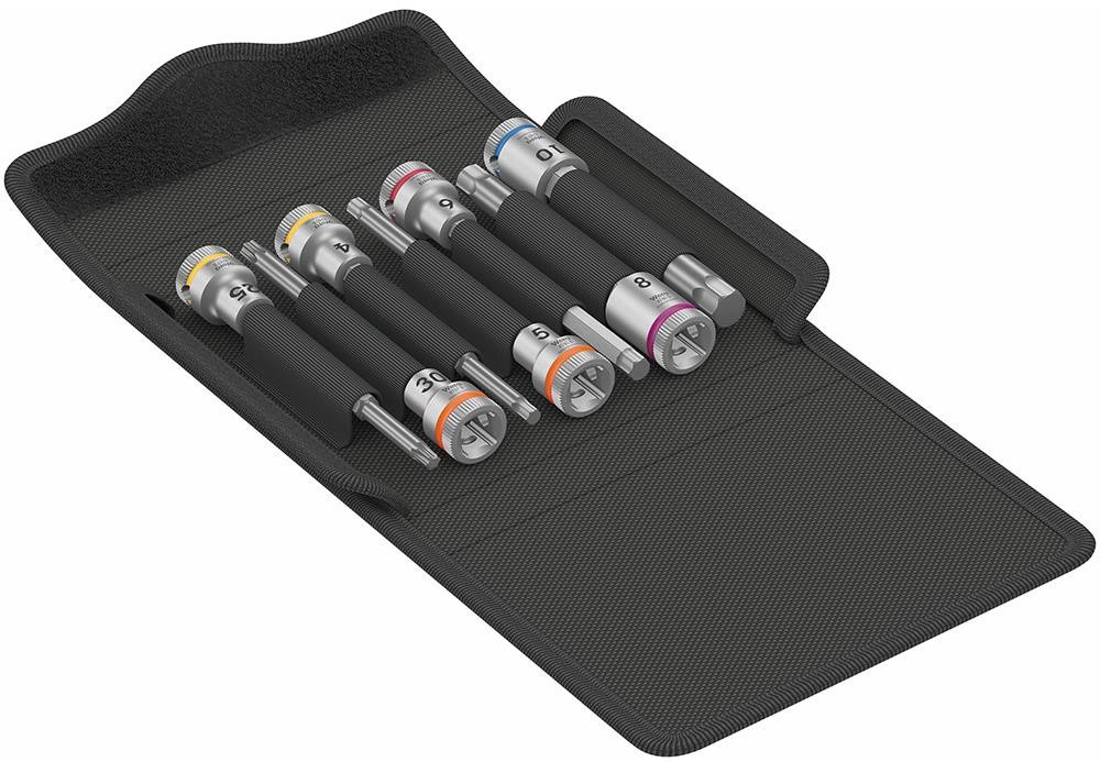 Wera 7 Piece 3/8" Hex/Torx Bicycle Tool Socket Set product image