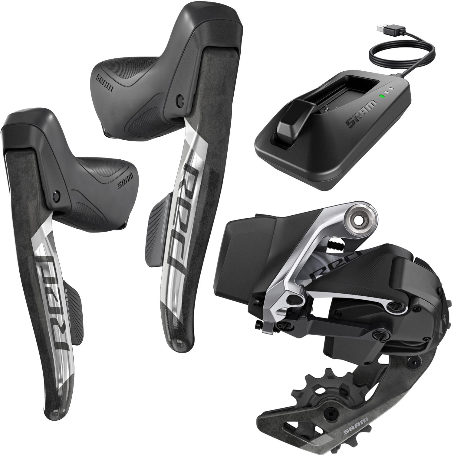 SRAM Red Etap AXS 1X D1 Electronic Rim Brake Groupset product image