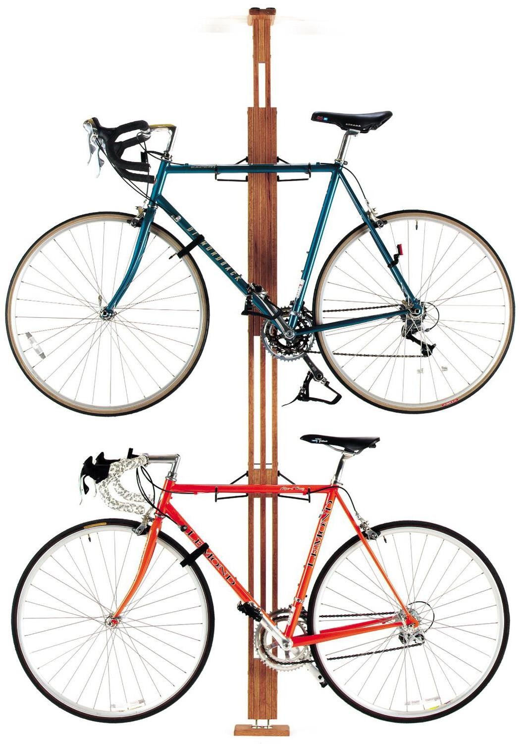 Gear Up OakRak Floor-To-Ceiling 2 To 4-Bike Rack product image