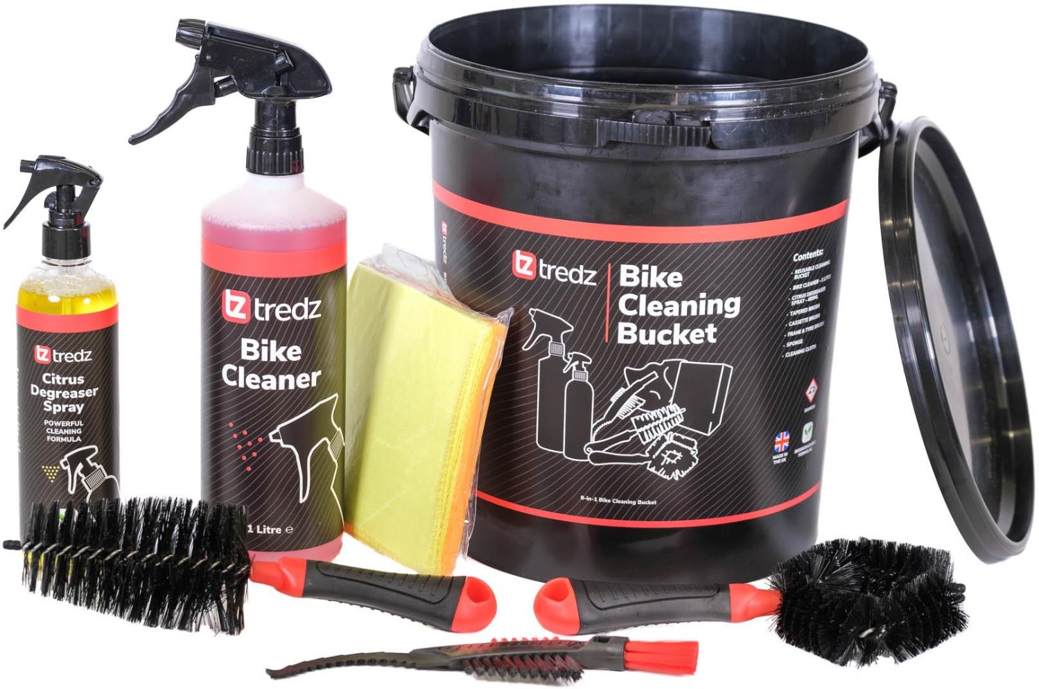 Tredz 8 Piece Cleaning Bucket Set product image