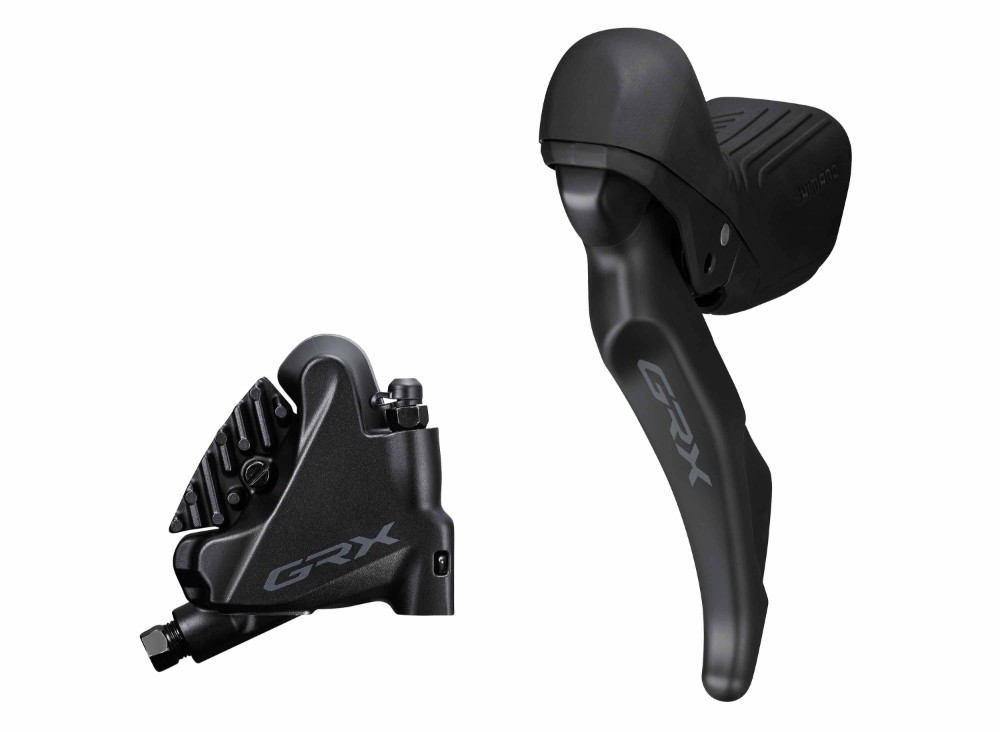 ST-RX610 GRX 12-speed Right Front STI Bled with BR-RX400 Flat Mount Calliper image 0