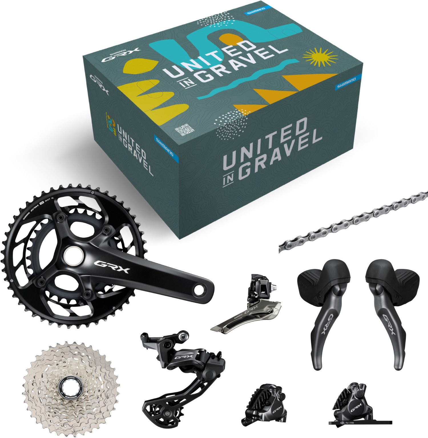 Shimano GRX 820 12-Speed Mechanical Double Groupset product image