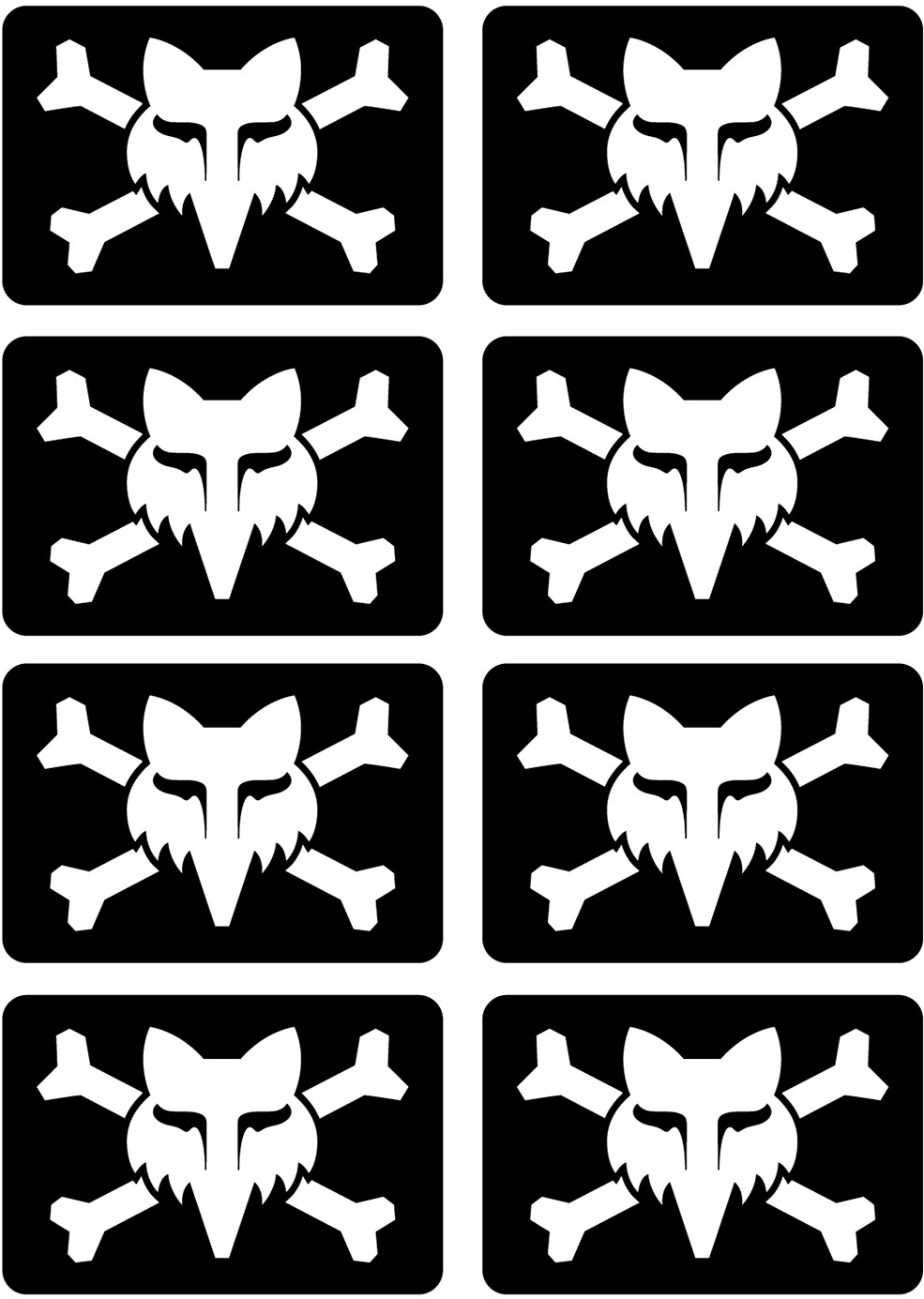 Fox Clothing Victory Logo Sticker Pack product image