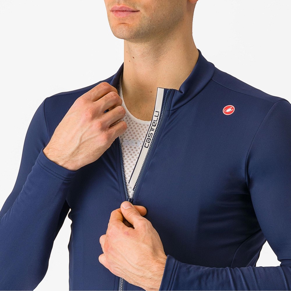 Espresso Thermal Long Sleeve Cycling Jersey image 2