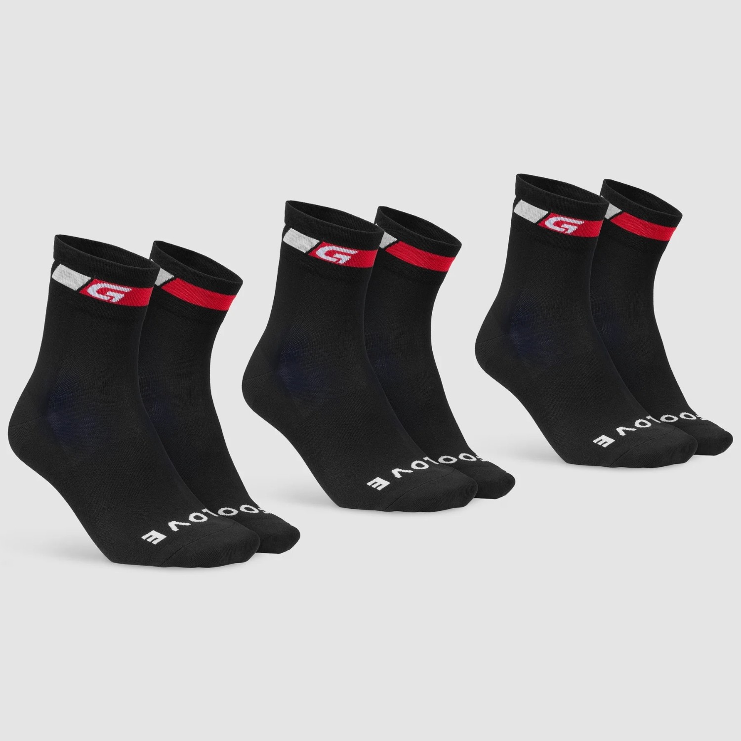 GripGrab Classic Regular Cut Summer Socks 3-Pack product image