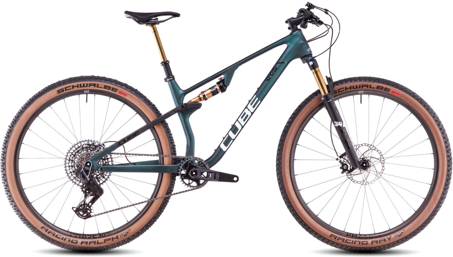 Cube Ams Zero99 C:68X SLX 29 Mountain Bike 2026 - XC Full Suspension MTB product image