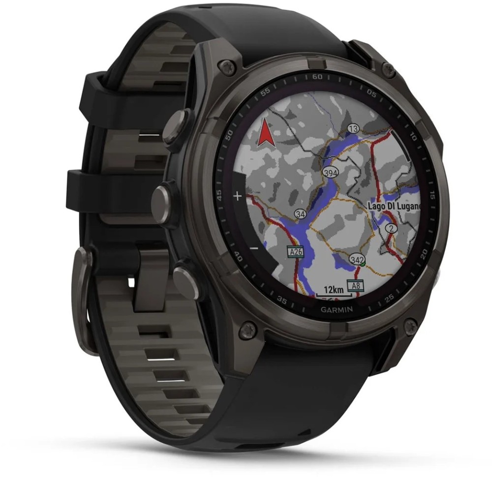 Fenix 8 Solar Sapphire Titanium 51mm GPS Watch image 2