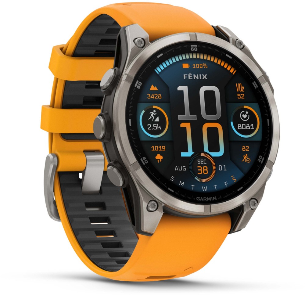 Fenix 8 AMOLED Sapphire 47mm GPS Watch image 1