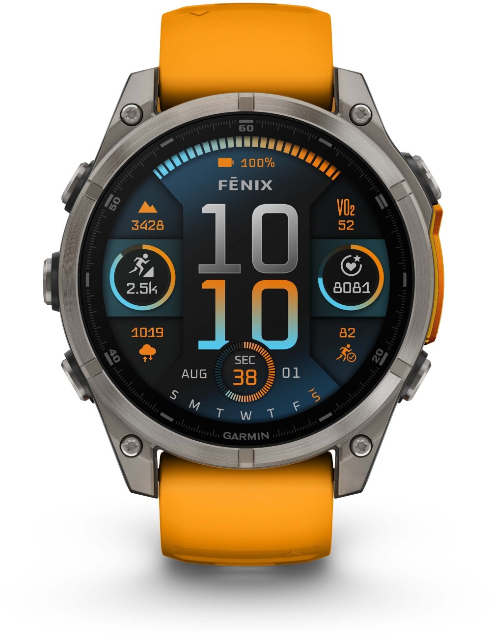 Fenix 8 AMOLED Sapphire 47mm GPS Watch image 2