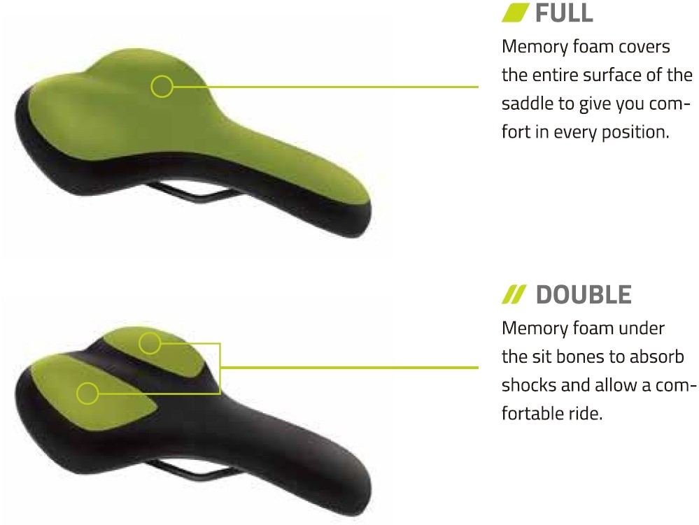 2261Q Unisex Memory Foam City Saddle image 2
