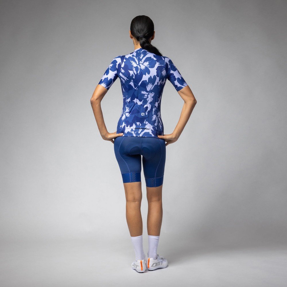 Flower Pragma Womens Short Sleeve Cycling Jersey image 2
