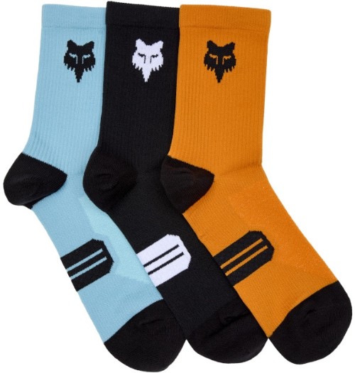 Fox Clothing 6" Ranger MTB Cycling Socks Prepack Multi