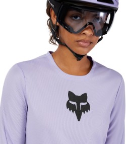 Ranger Fox Head Womens Long Sleeve MTB Cycling Jersey image 3