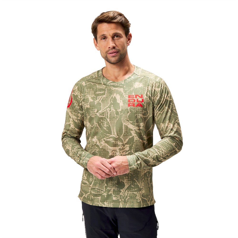 Grid Floral Ltd Long Sleeve Tee image 2