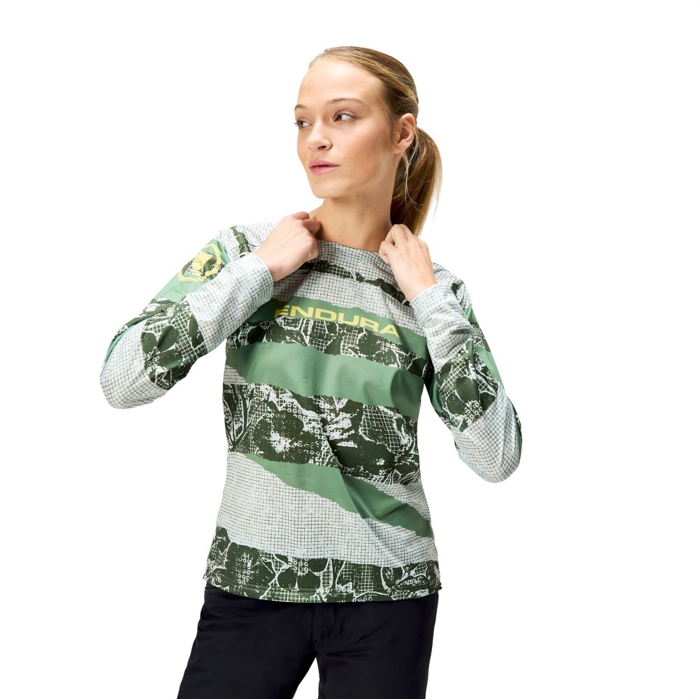 Patchwork Womens Ltd Long Sleeve Tee image 2