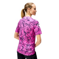 Grid Floral Womens Ltd Short Sleeve Tee image 3