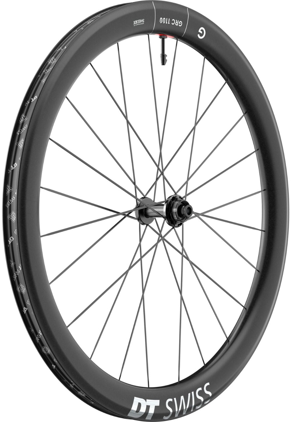 GRC 1100 DICUT Disc Brake Carbon Clincher 50 x 24mm Front Gravel 700c Wheel image 0