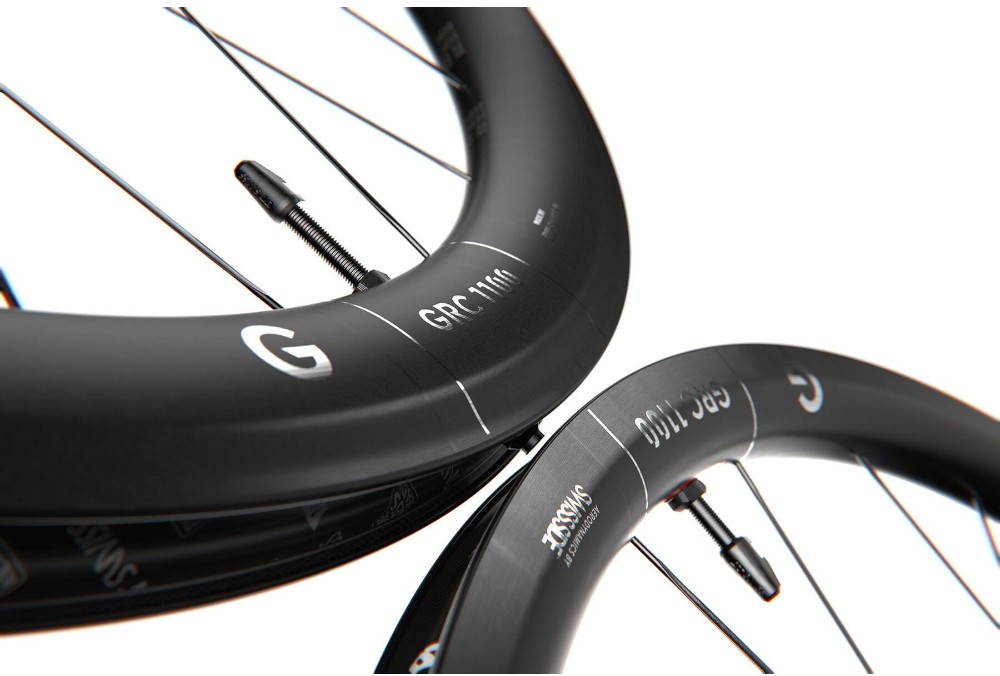 GRC 1100 DICUT Disc Brake Carbon Clincher 50 x 24mm Front Gravel 700c Wheel image 1