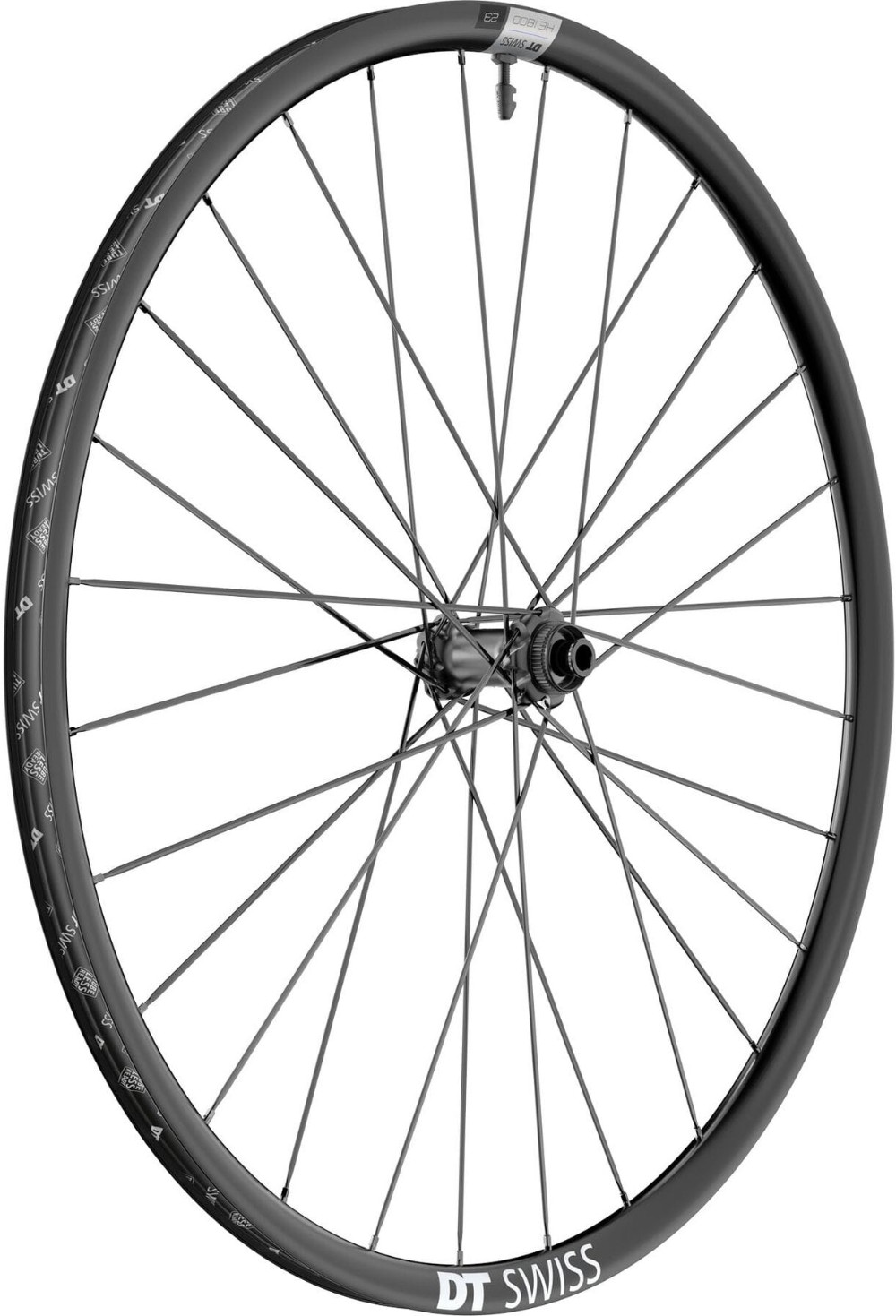 HE 1800 Hybrid Disc Brake Clincher 100 x 12mm Front E-Bike 700c Wheel image 0