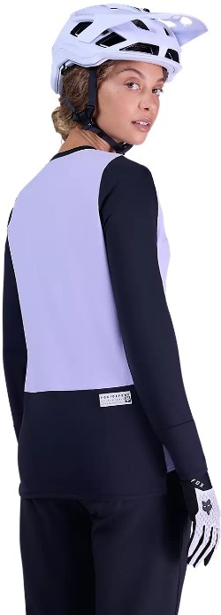 Defend Thermal Womens Long Sleeve MTB Cycling Jersey image 3