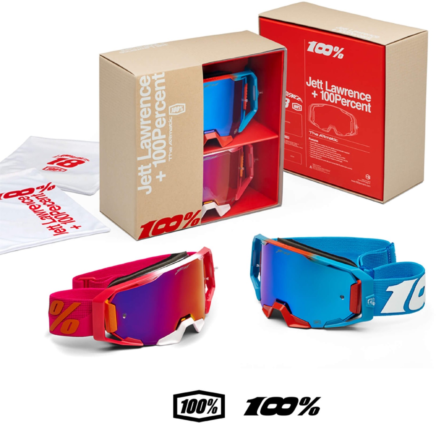 100% ARmatic Jett Lawrence Goggle Pack product image