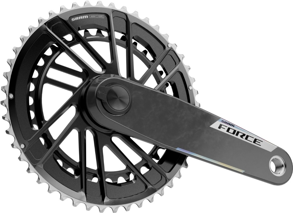 Force AXS E1 DUB Crankset w/Power Meter Spider Thread Mount (BB not included) image 1