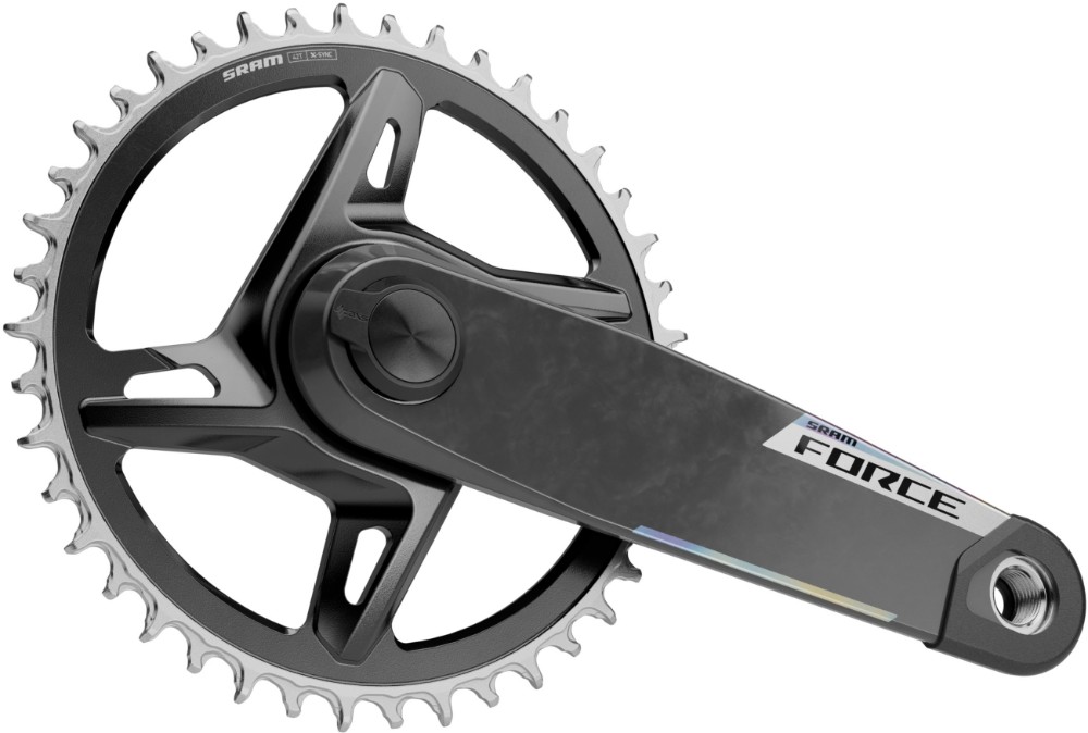 Force AXS 1x XPLR DUB Wide Crankset w/Power meter spindle Direct Mount 42T (BB not included) image 1