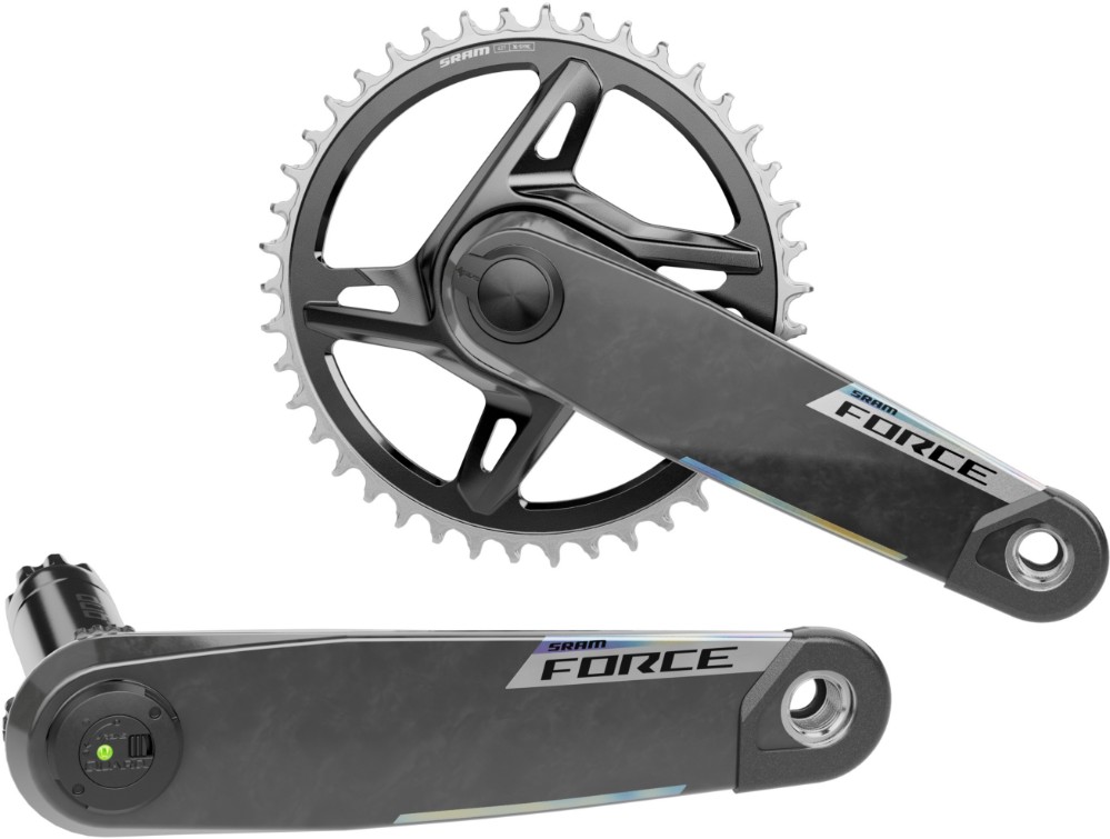 Force AXS 1x XPLR DUB Wide Crankset w/Power meter spindle Direct Mount 42T (BB not included) image 2